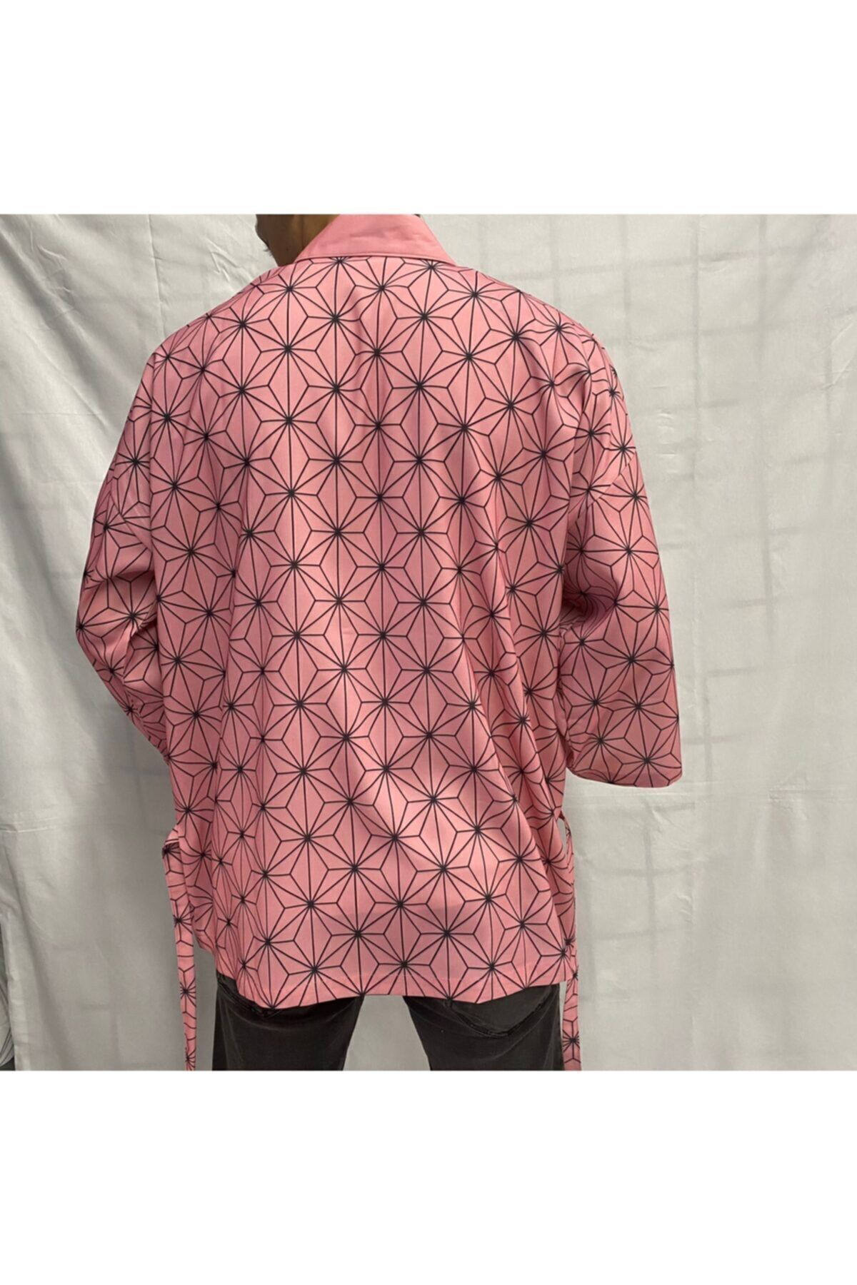Köstebek Anime Demon Slayer Kimetsu No Yaiba Kamado Nezuko Unisex Kimono