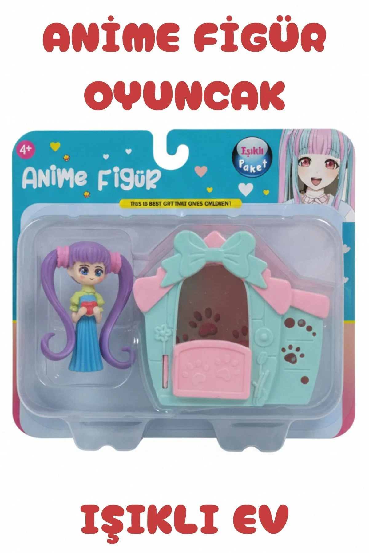 ANİME FİGÜR OYUNCAK IŞIKLI EV