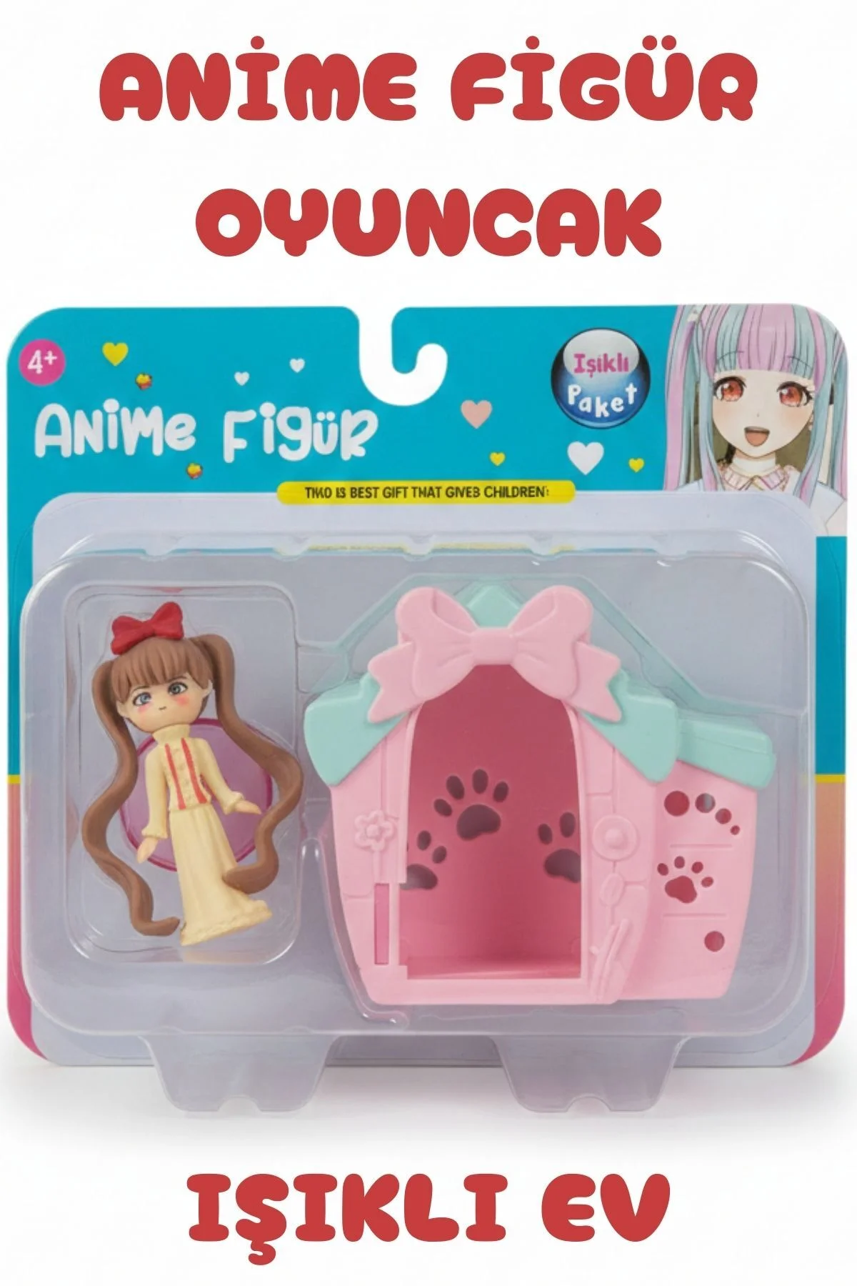 ANİME FİGÜR OYUNCAK IŞIKLI EV - Görsel 4