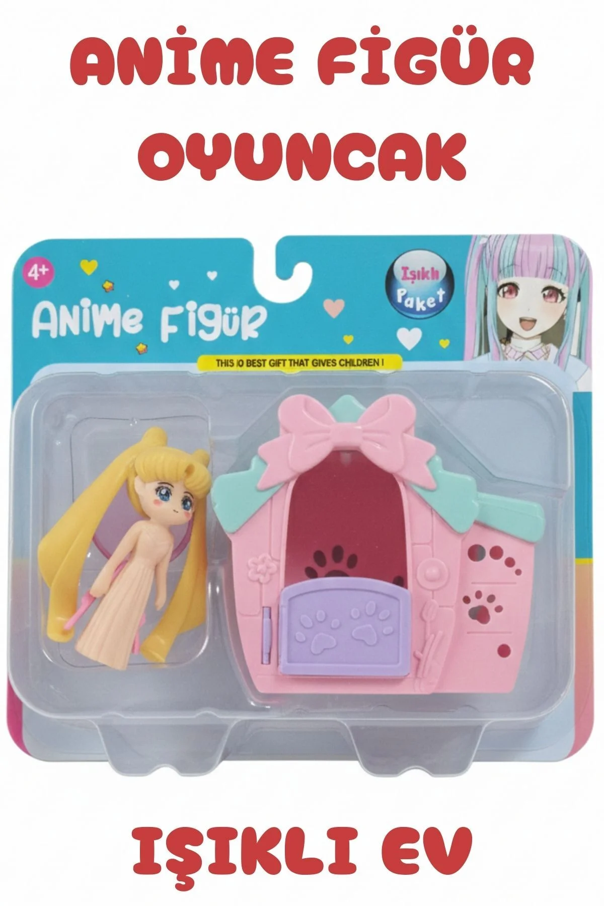 ANİME FİGÜR OYUNCAK IŞIKLI EV - Görsel 5