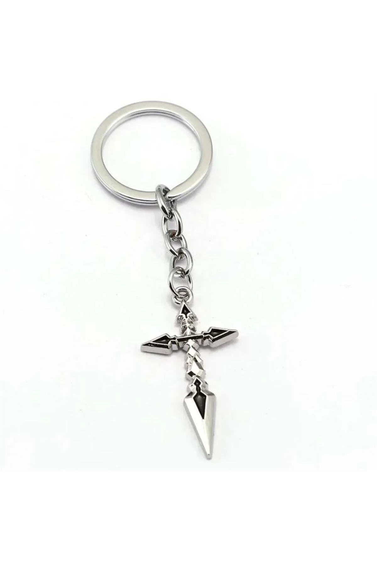 Anime Genshin Impact - Saber Cross Metal Anahtarlık