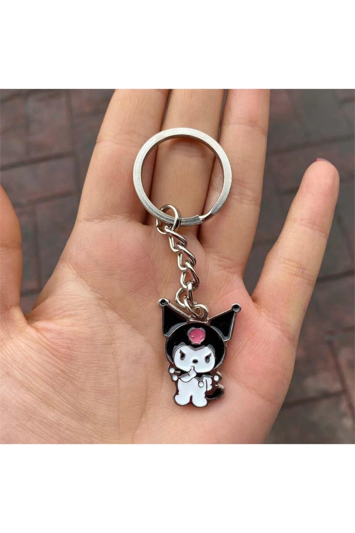 Anime Harajuku Kuromi Anahtarlık