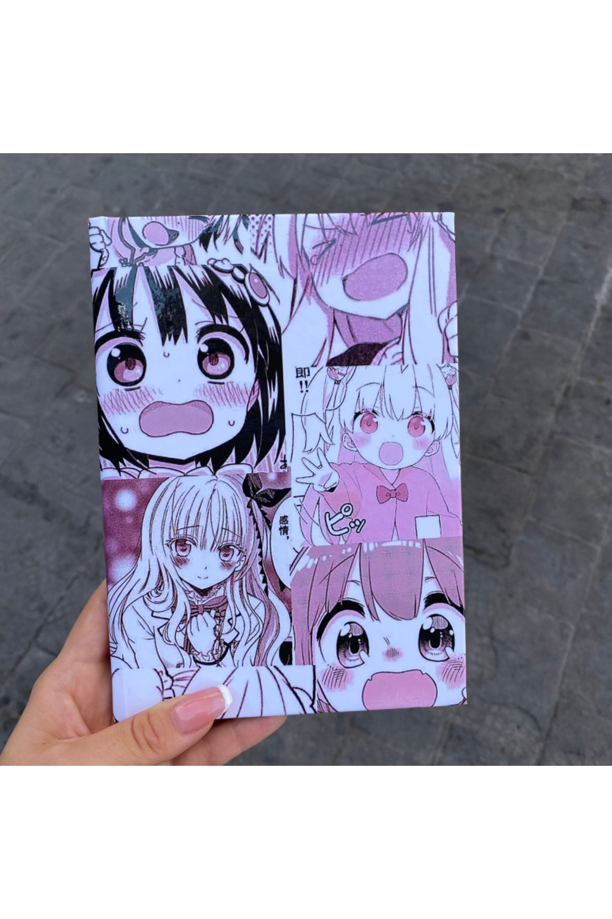 Anime Japanese Kawaii Pink Cute Girls Defter
