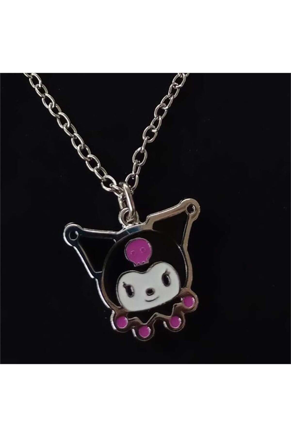 Anime Kuromi Head Kolye