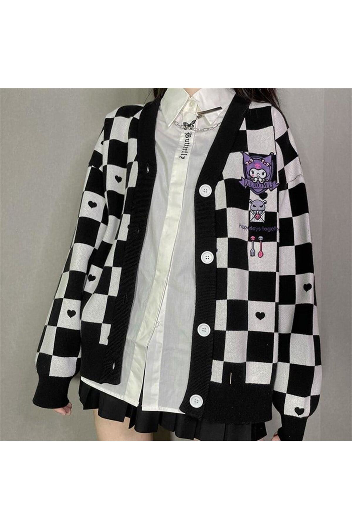 Köstebek Anime Kuromi Siyah Damali Hirka