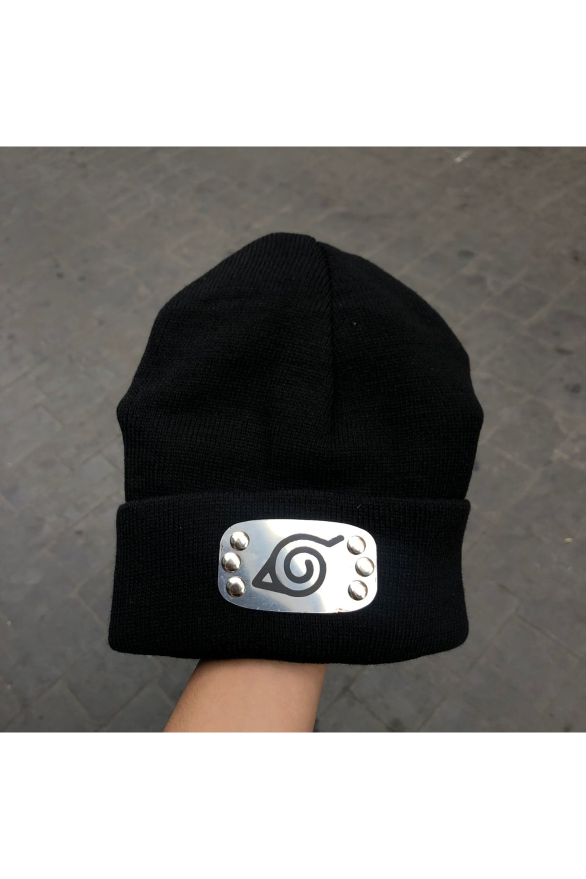 Köstebek Anime Naruto - Kakashi Hatake Metal İşlemeli Bere