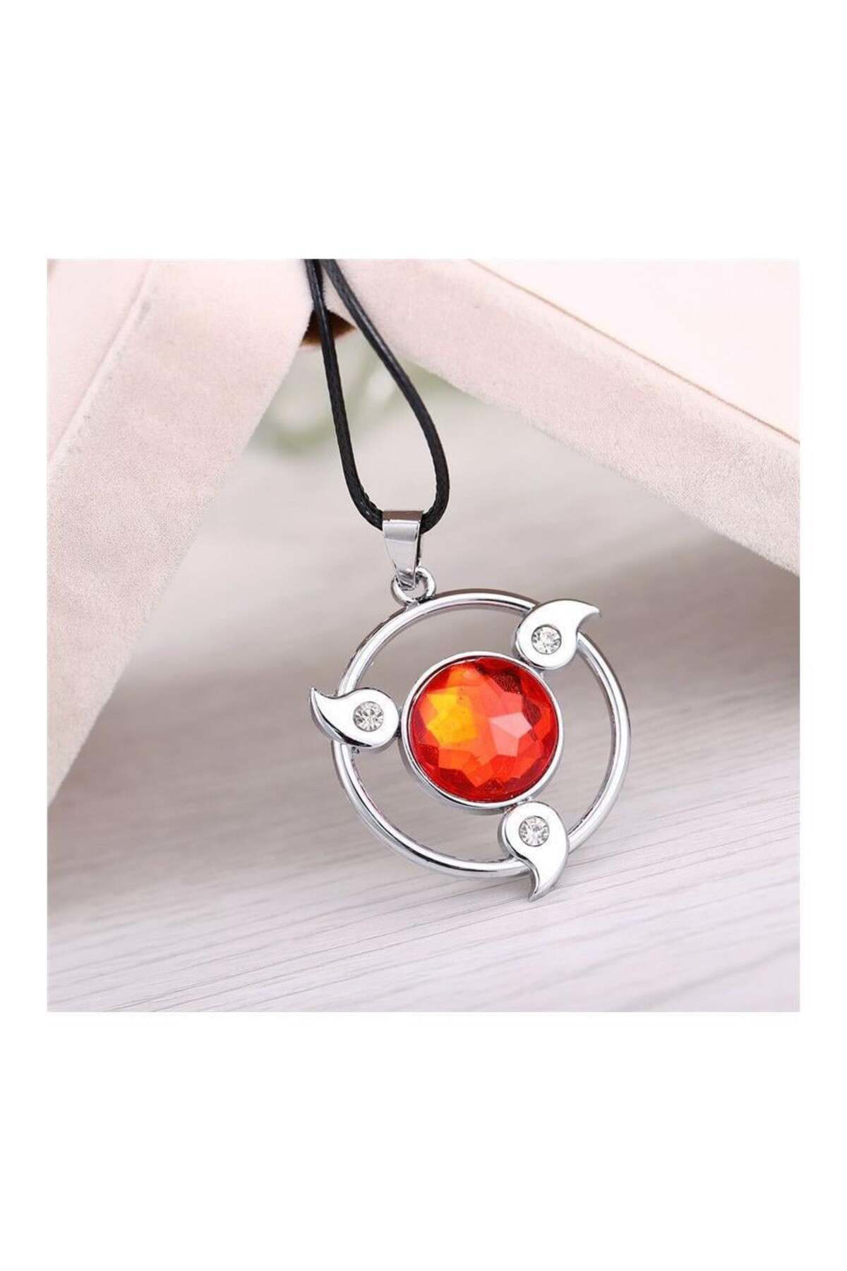 Anime Naruto Round Eyes Wheels Zincirli Kolye
