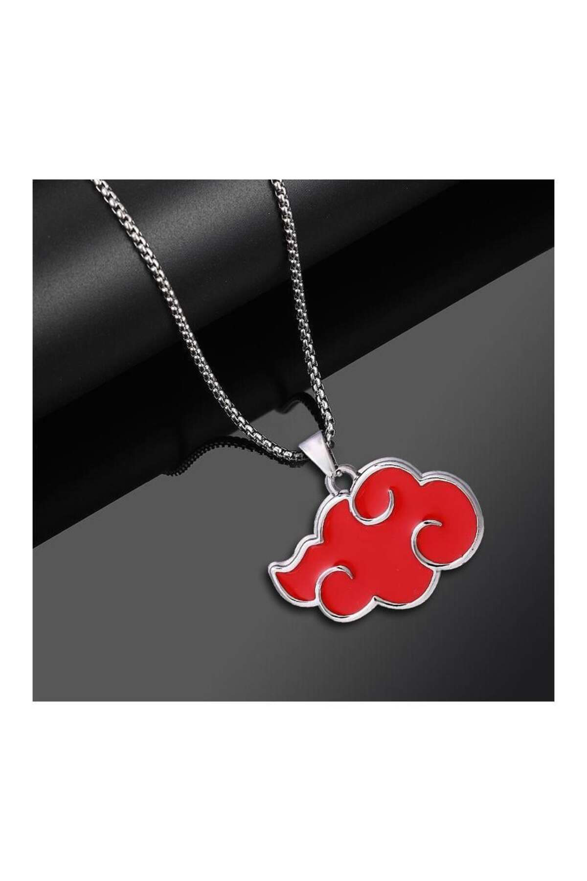Anime Naruto Shippuden: Akatsuki Clouds Zincirli Kolye