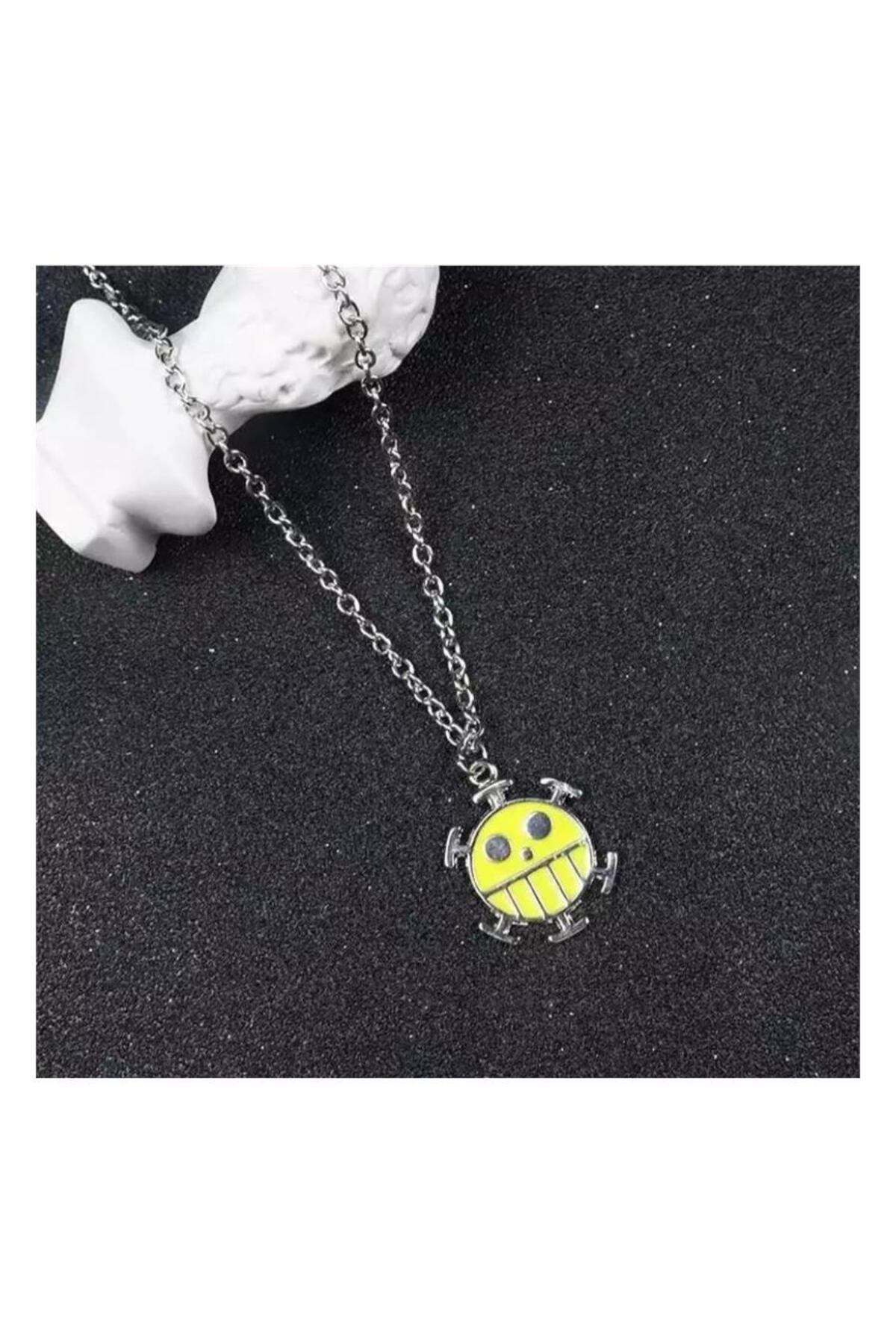 Anime One Piece Heart Pirates Zincirli Kolye
