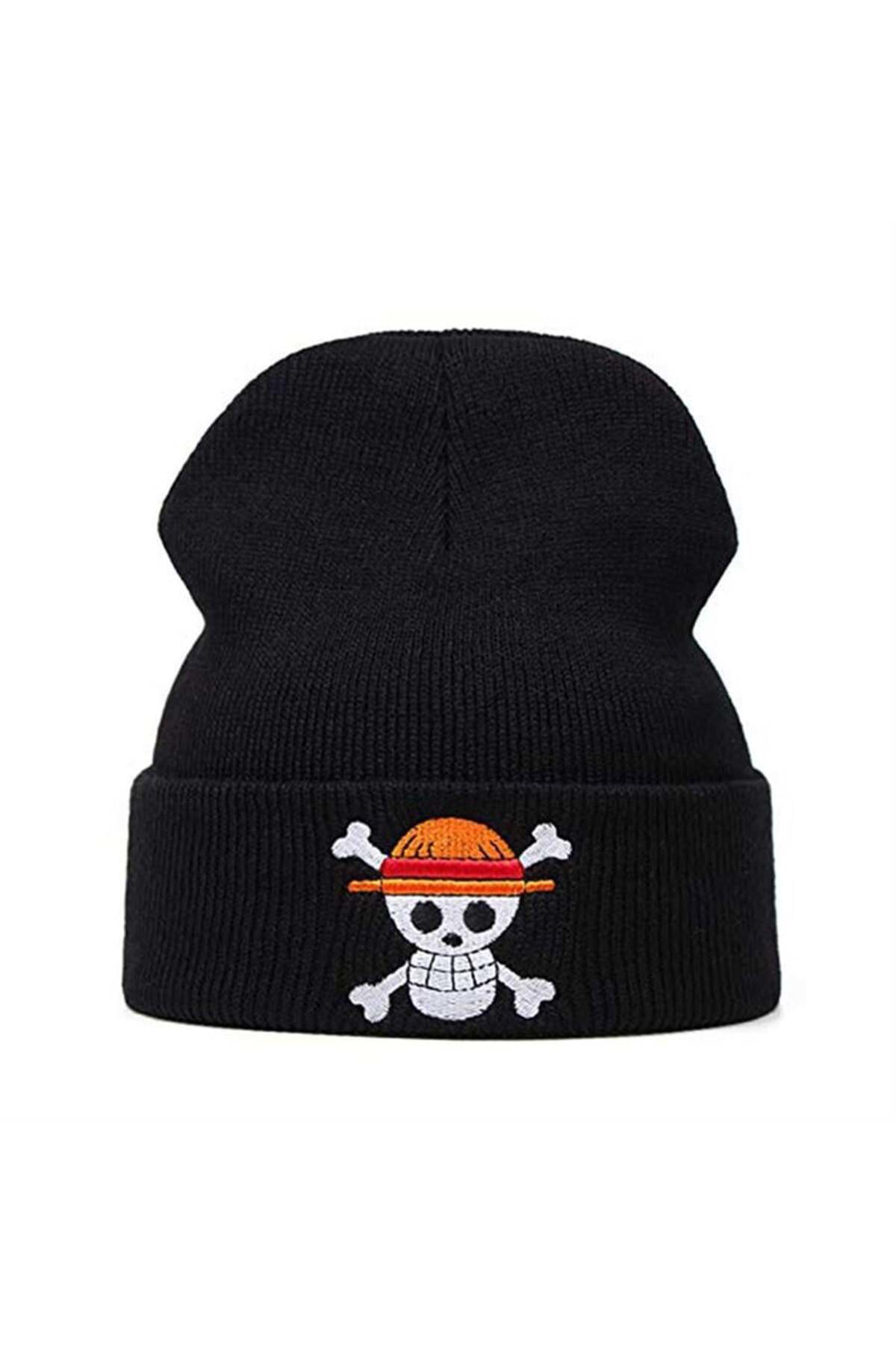 Köstebek Anime One Piece Logo Siyah Bere