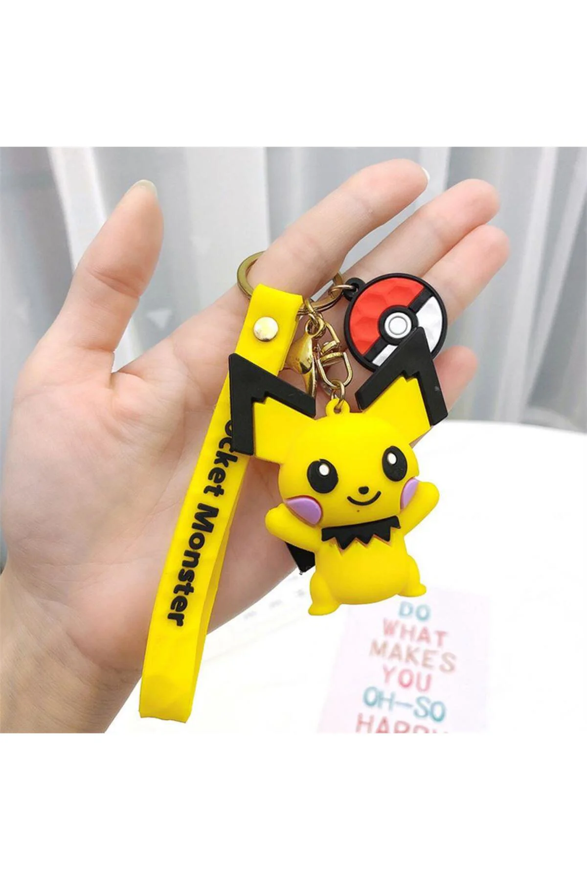 Anime Pokemon - Pikachu Silikon Anahtarlık
