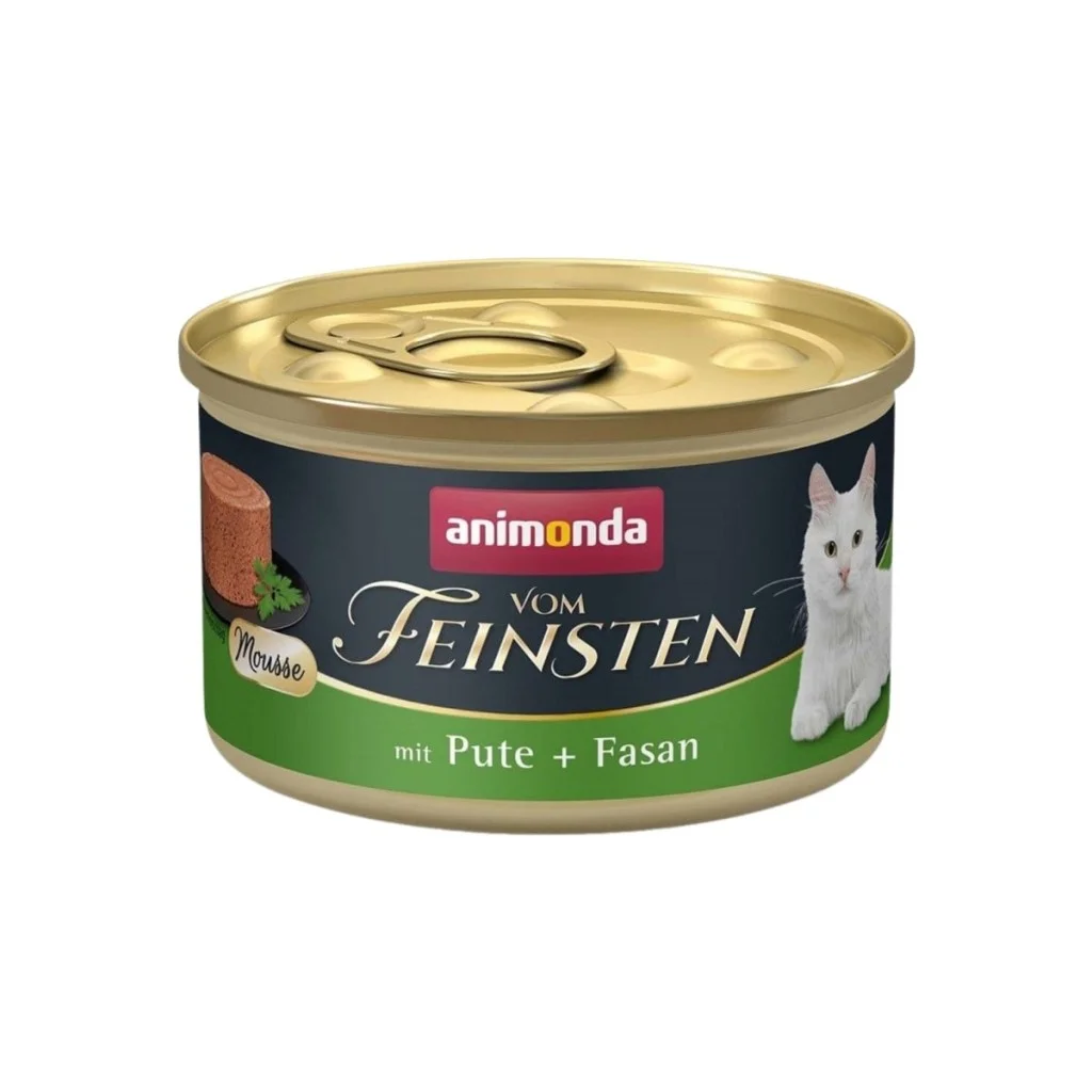 Animonda Vom Teneke Feinsten Hindili ve Sülünlü Yetişkin Kedi Konservesi 85gr Animonda Vom Teneke Feinsten Hindili ve Sülünlü Yetişkin Kedi Konservesi 85gr