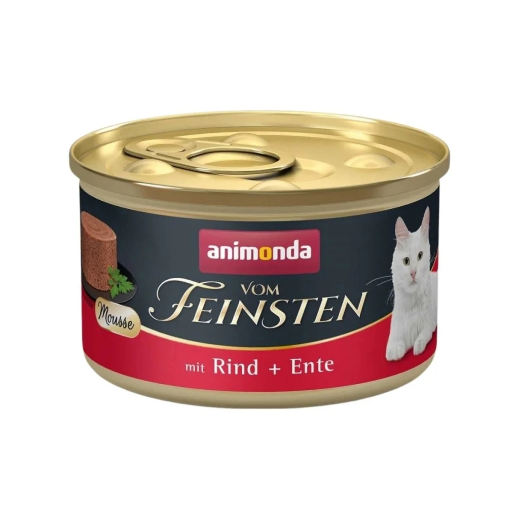 Animonda Vom Teneke Feinsten Sığırlı ve Ördekli Yetişkin Kedi Konservesi 85gr