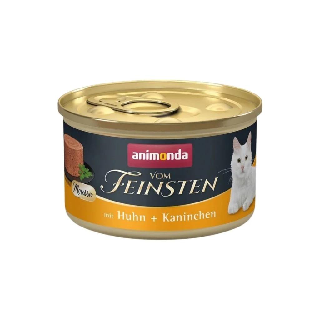 Animonda Vom Teneke Feinsten Tavuklu ve Tavşanlı Yetişkin Kedi Konservesi 85gr