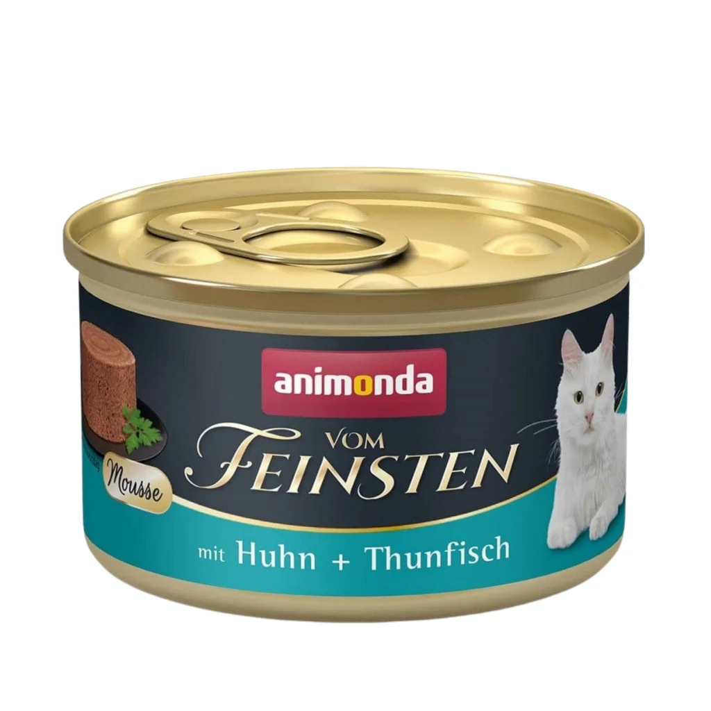 Animonda Vom Teneke Feinsten Tavuklu ve Ton Balıklı Yetişkin Kedi Konservesi 85gr