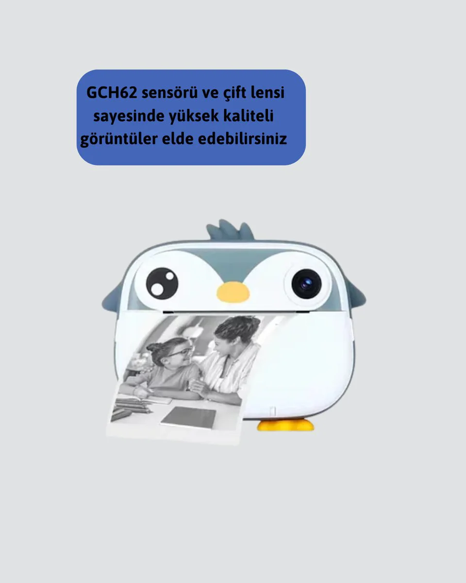 Anında Baskı Kamera GCH62: Çift Lens, 10x Zoom ve 1080P Video ile Anılarınıza Dokunmatik Dokunuşlar