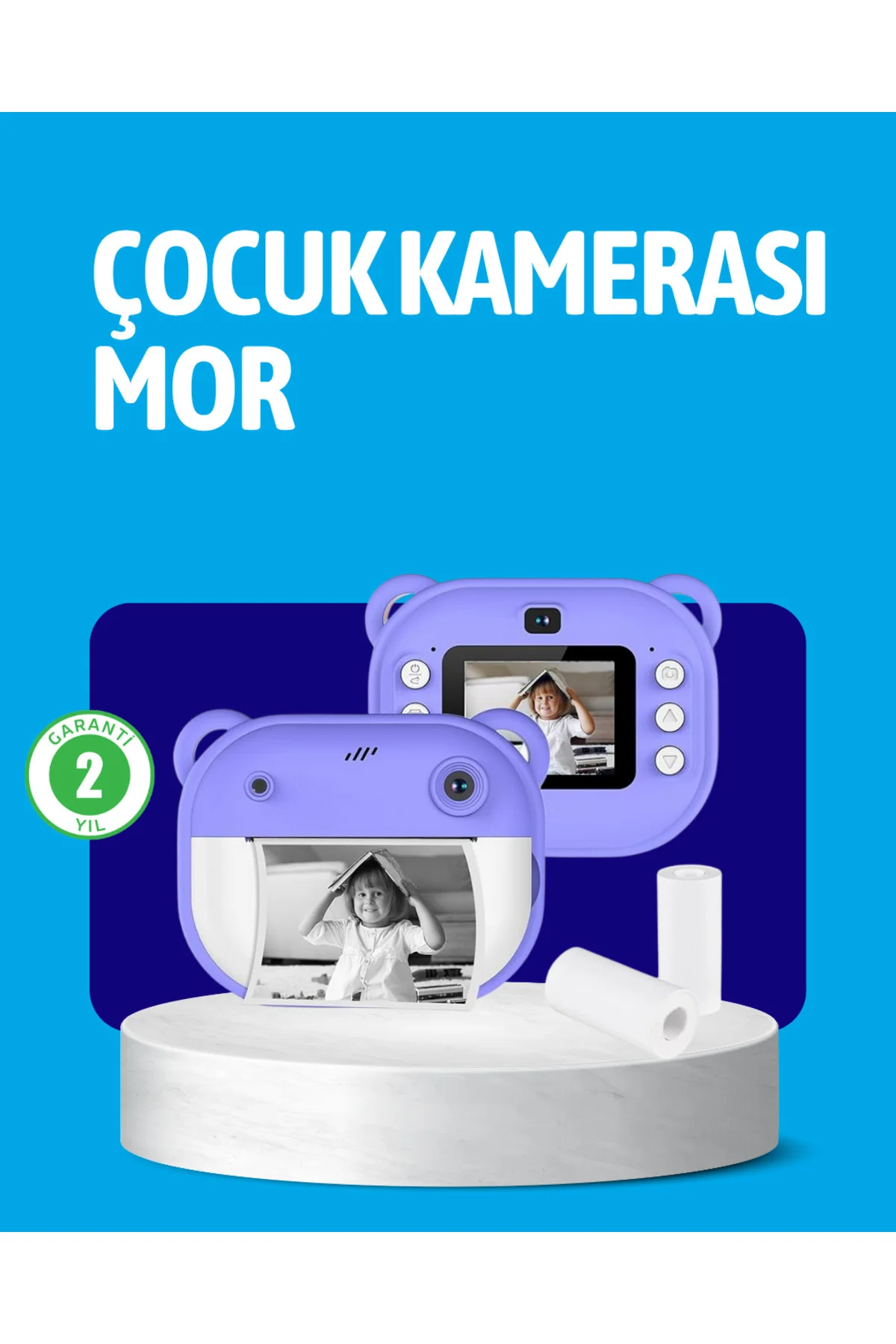 Anında Baskı Özellikli Çocuk Kamerası (Kopya)