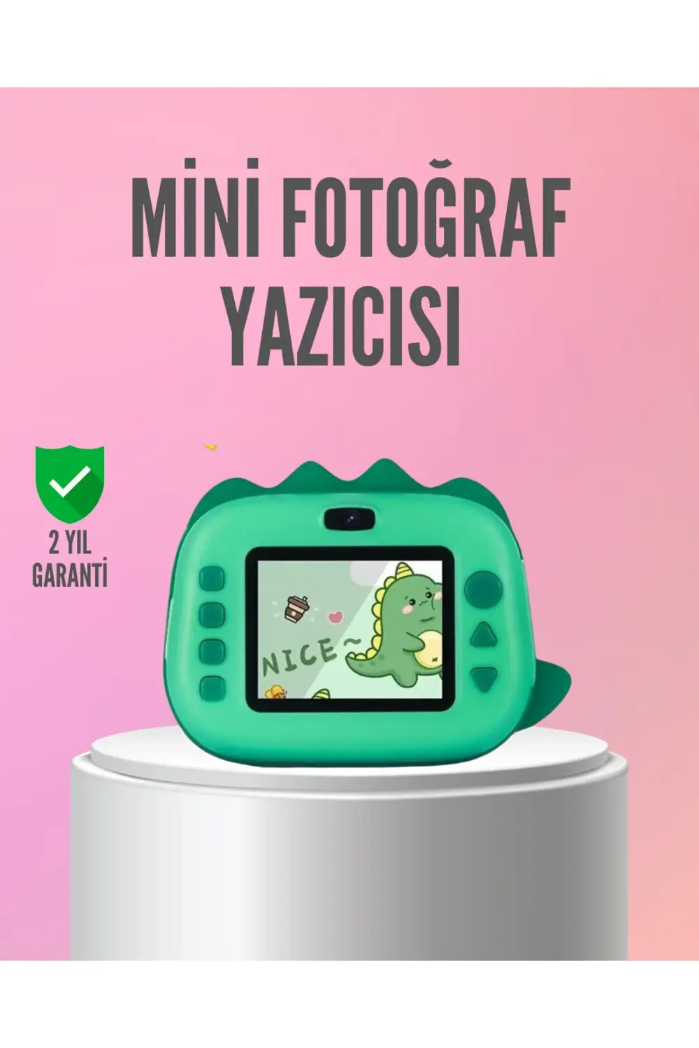 Anında Baskı Özellikli GCH62 Çift Lensli Dijital Kamera