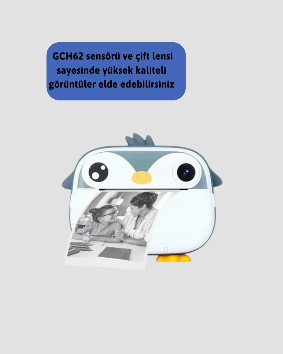 Anında Baskı ve Yüksek Çözünürlüklü Çift Lensli Fotoğraf Makinesi Anında Baskı ve Yüksek Çözünürlüklü Çift Lensli Fotoğraf Makinesi