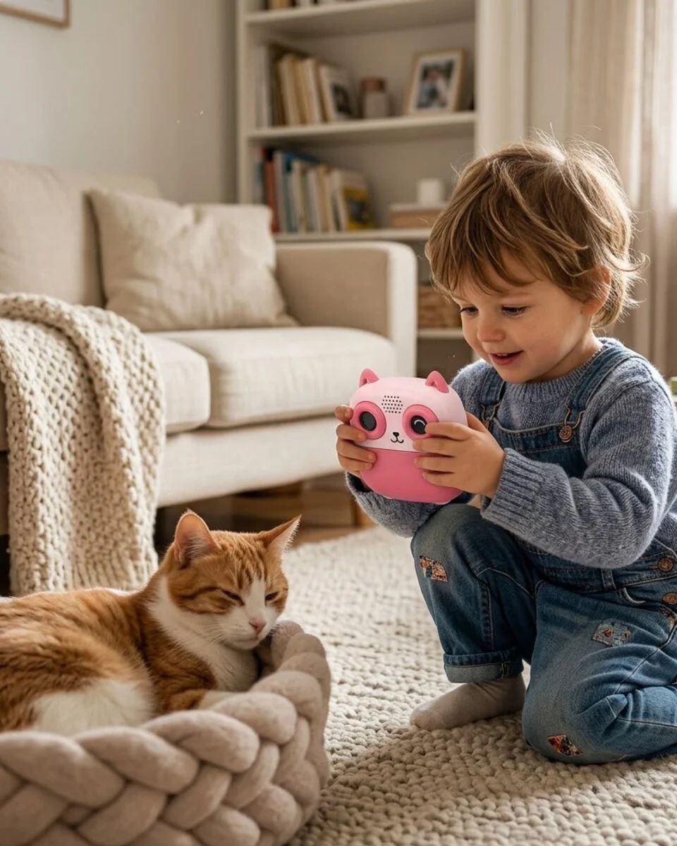 Anında Çıktı Veren Çocuk Kamerası 5 Rulo Kağıt 6 Kalem Setli Eğit