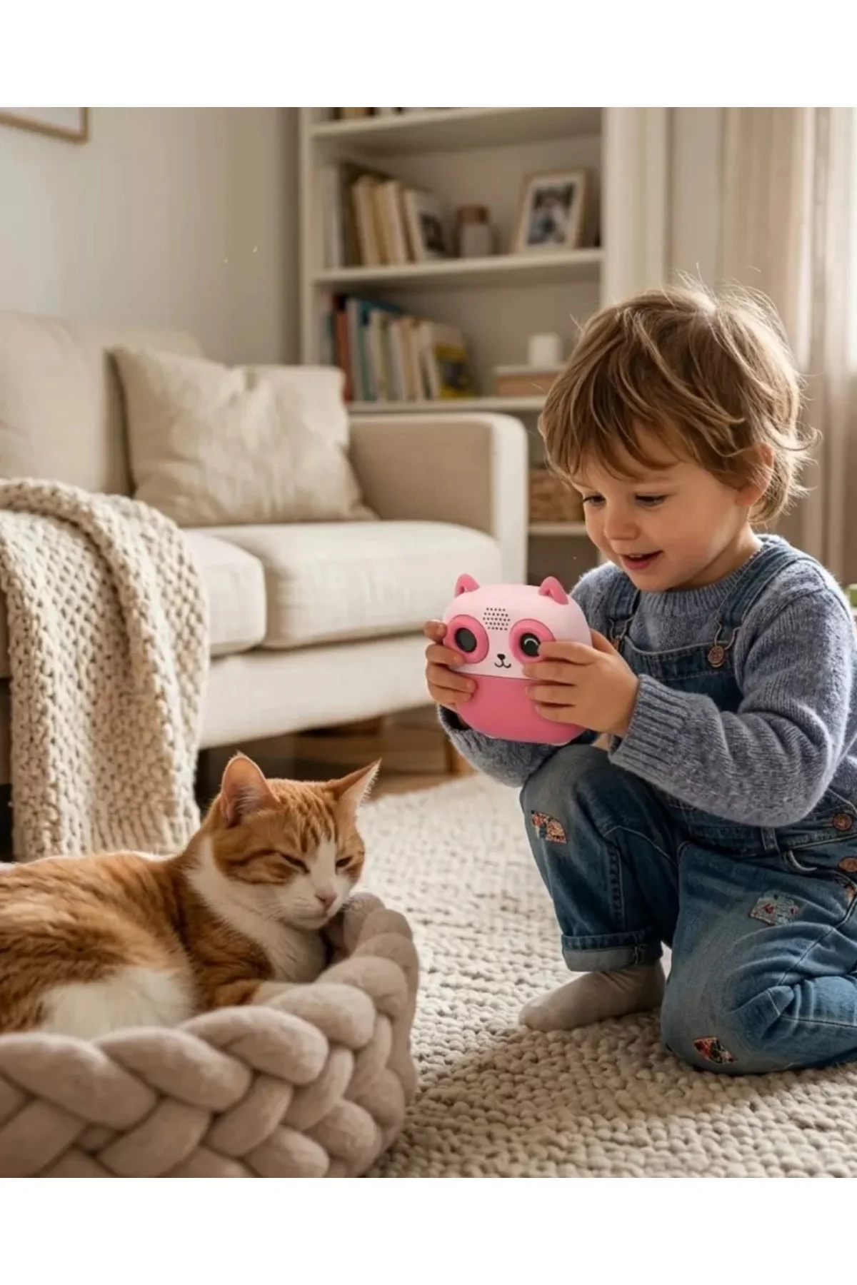 Anında Çıktı Veren Çocuk Kamerası 5 Rulo Kağıt 6 Kalem Setli Eğit