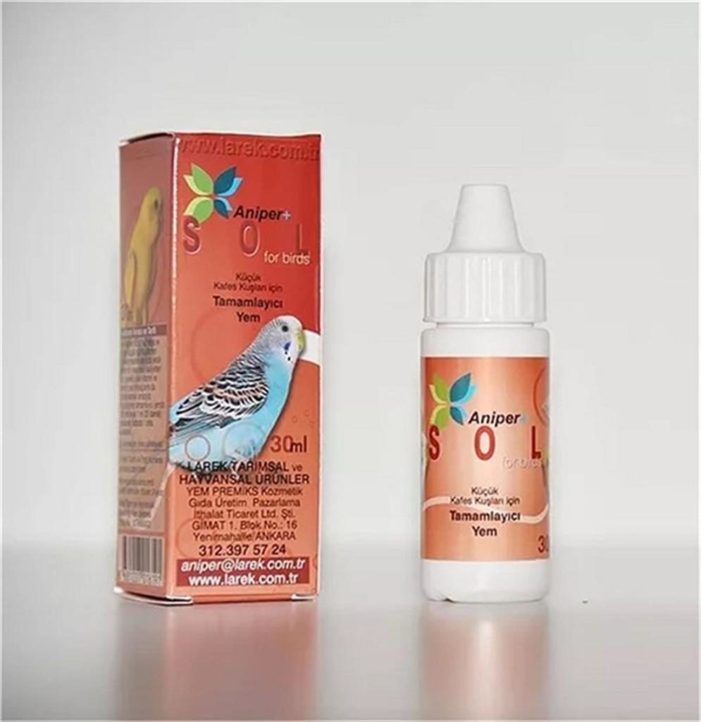 Aniper  Sol Kafes Kuşlari İçin Aminoasit Vitamin 30 Ml