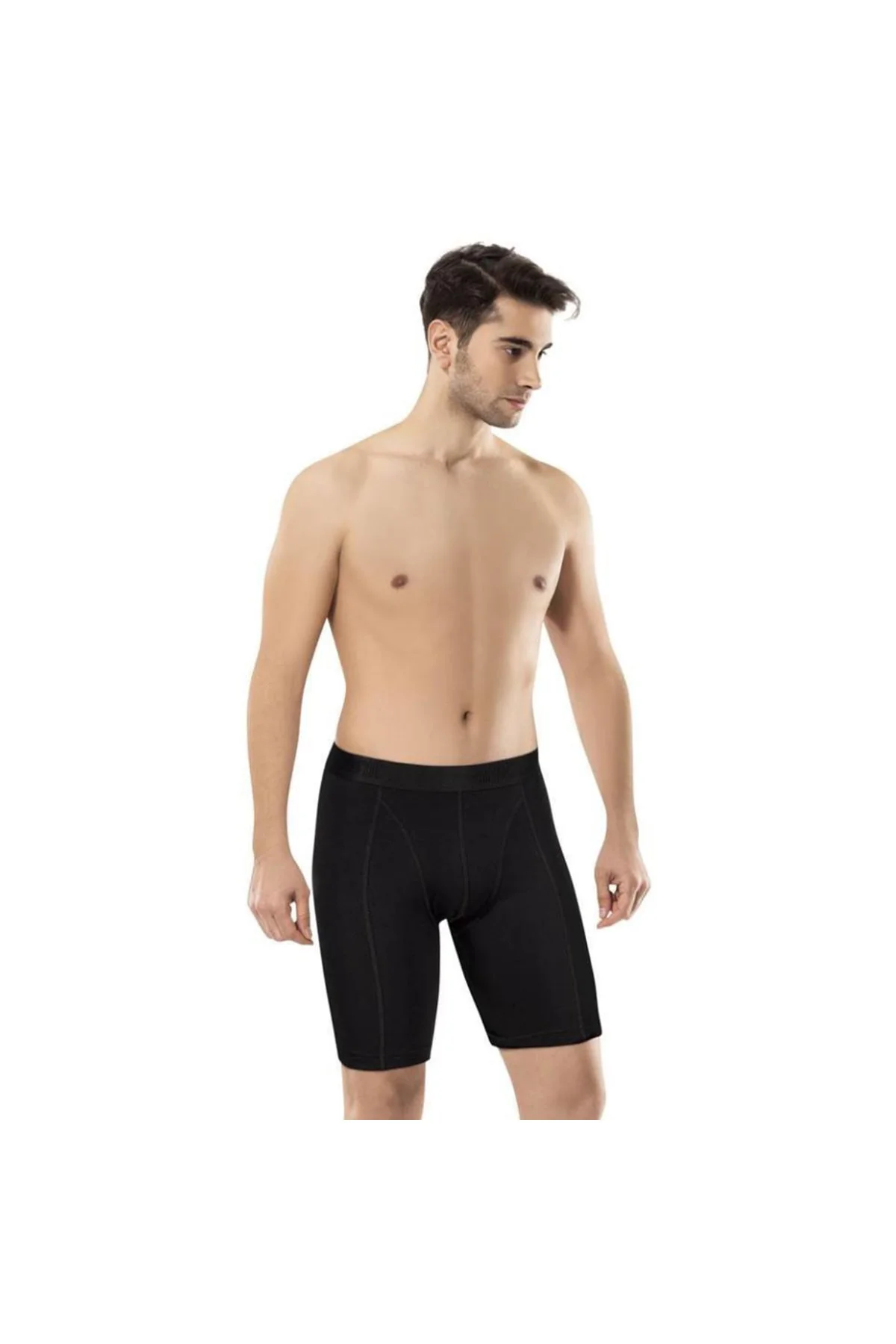 Anıt 1276 Penye Likralı Super Soft Uzun Erkek Boxer