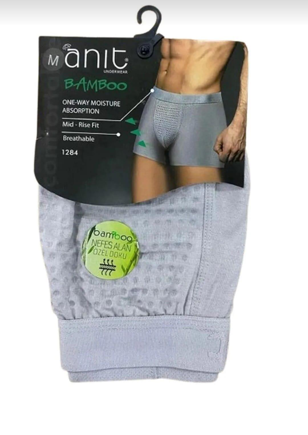 ANIT 1284 ERKEK NEFES ALAN BAMBU BOXER 10 ADET
