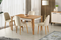 Sivas Gözde Mobilya Anka Milano Açilir Yemek Masa Sandalye Takimi 90X145