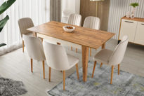 Sivas Gözde Mobilya Anka Milano Açilir Yemek Masa Sandalye Takimi 90X145