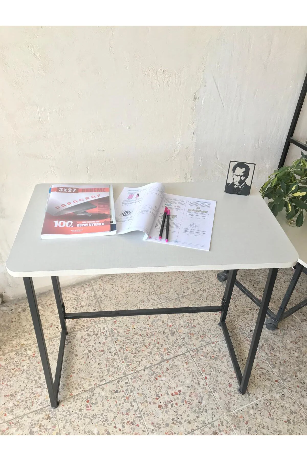 AnkaHome Katlanabilir Çalışma Masası Ar-Te 1200 45x80