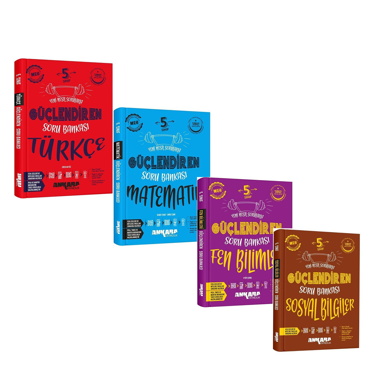 Ankara Yayıncılık 5.Sınıf Türkçe Matematik Fen ve Sosyal Bilimler