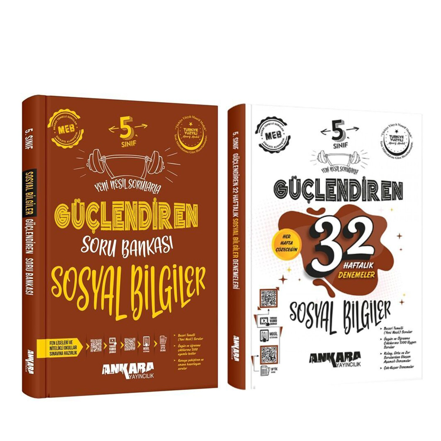 Ankara Yayıncılık  5. Sınıf Sosyal Bilgiler Güçlendiren Soru Banka