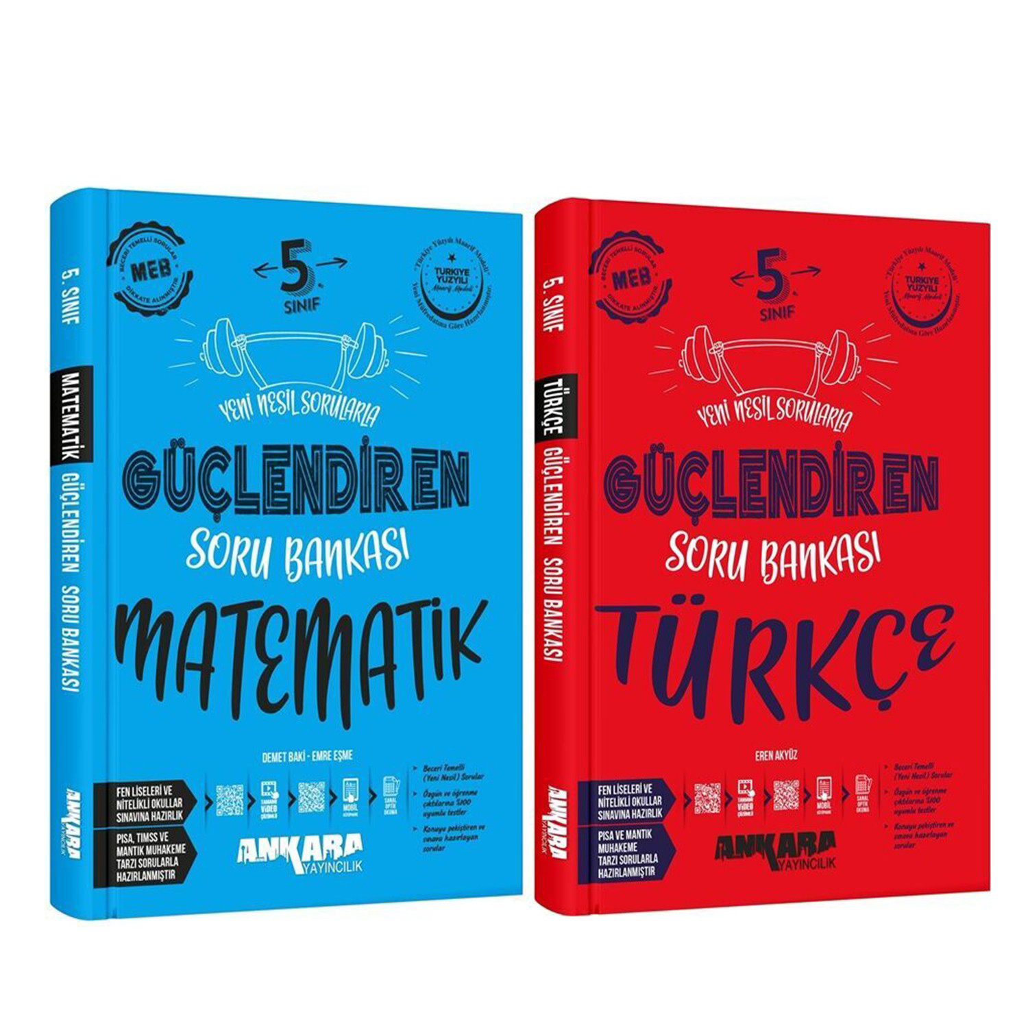 Ankara Yayıncılık 5.Sınıf Matematik ve Türkçe Güçlendiren Soru Ba