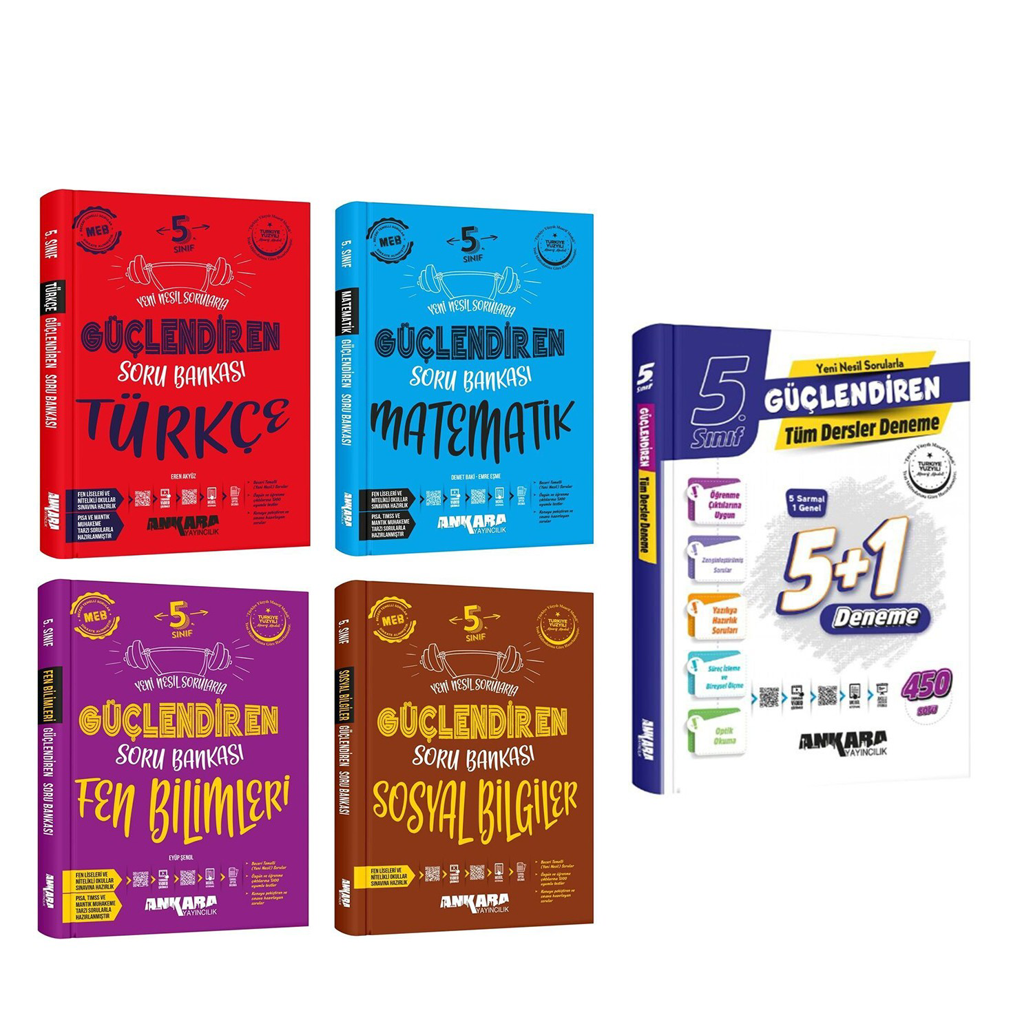 Ankara Yayıncılık  5.Sınıf Türkçe Matematik Fen Ve Sosyal Bilimler