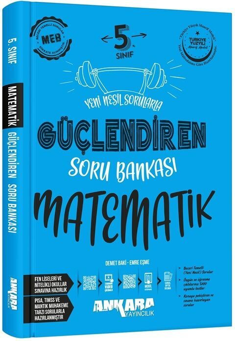Ankara Yayıncılık 5.Sınıf Matematik Güçlendiren Soru Bankası