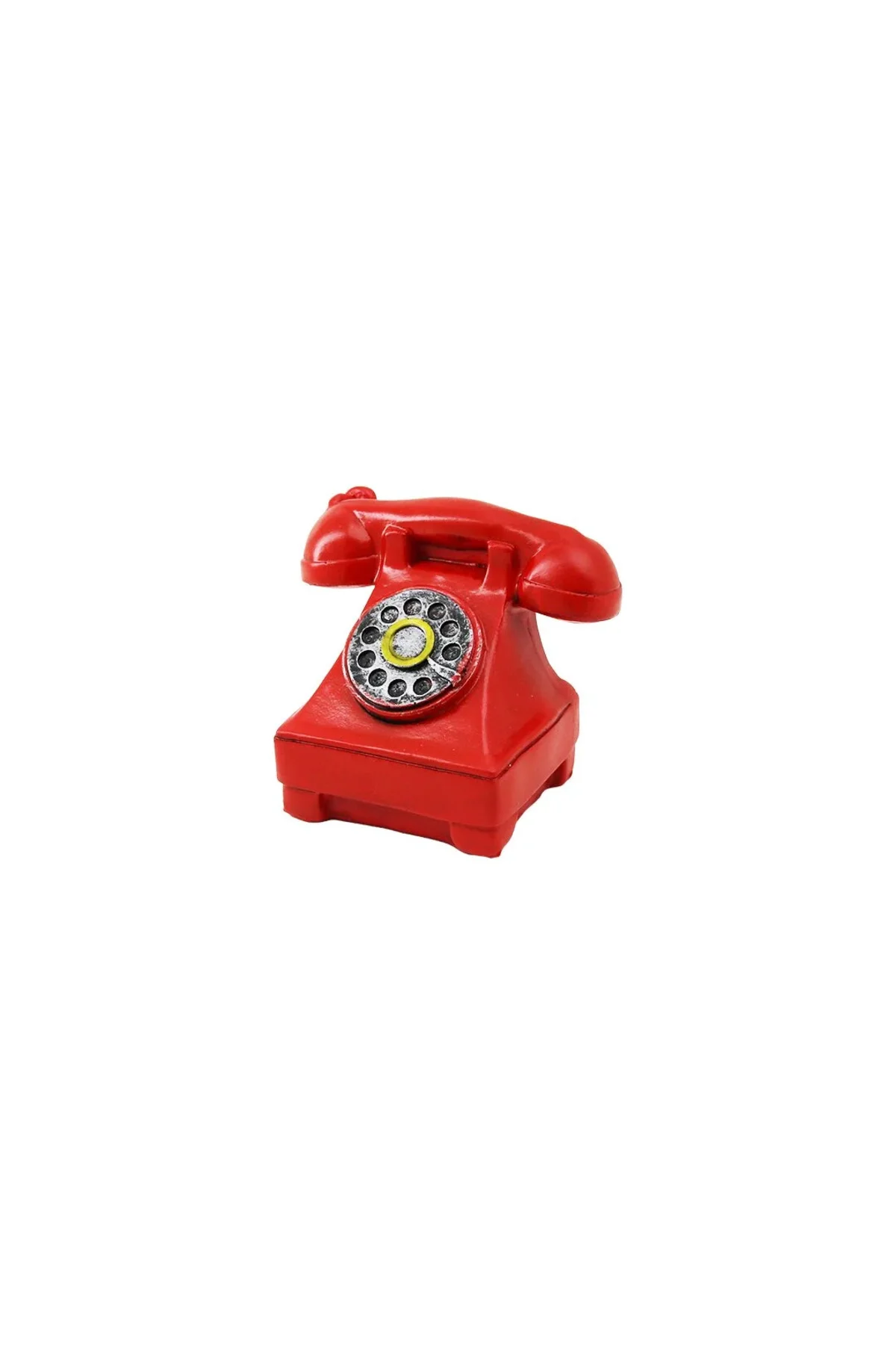 Ankesörlü Telefon Vintage Dekoratif Biblo 12X7.5CM Reçine