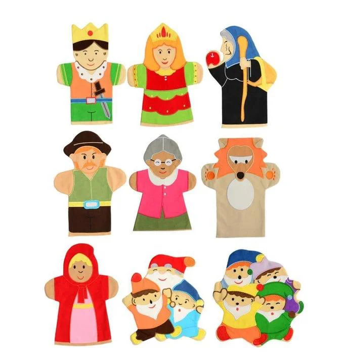 Anki Toys Masal Kahramanları Kukla Seti 9 lu And-5004
