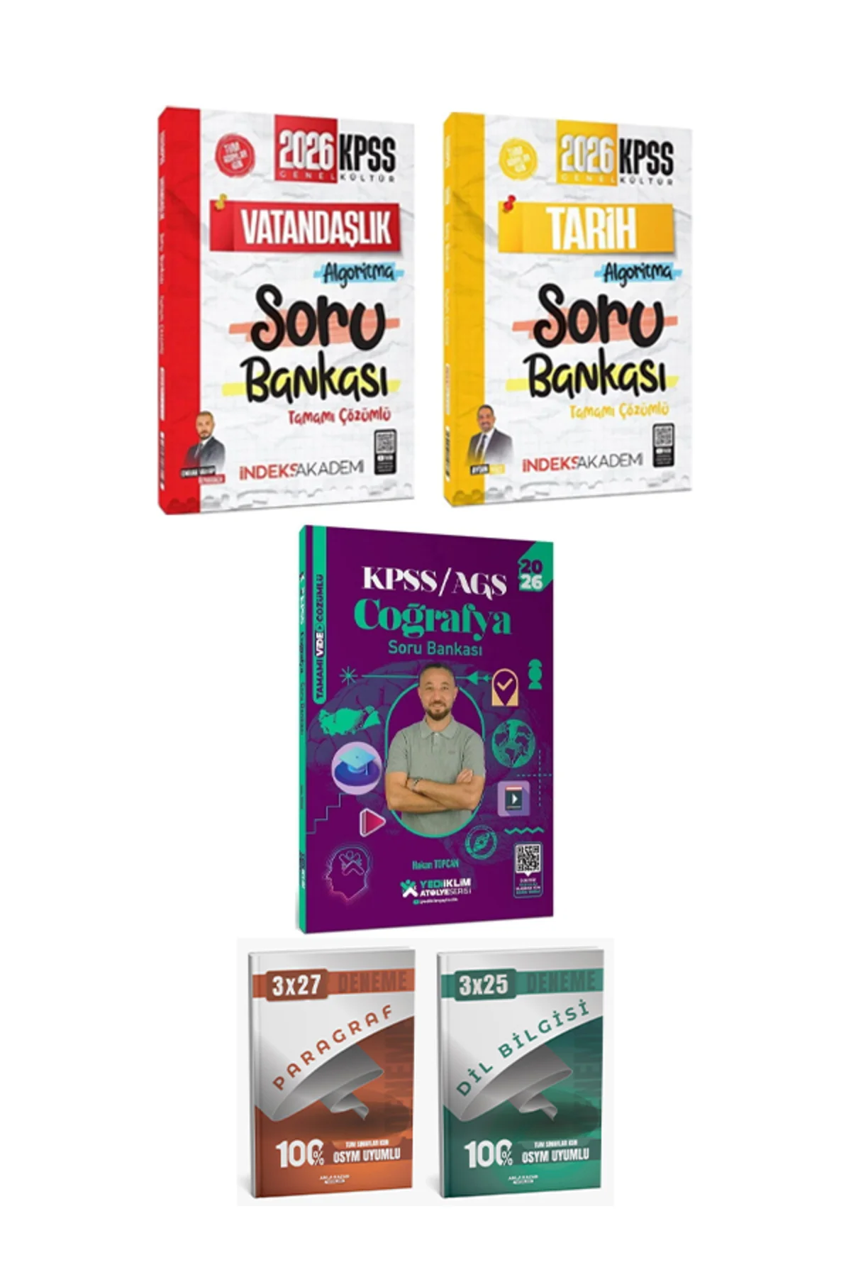 Anla Kazan 2026 KPSS GYGK İndeks Tarih Vatandaşlık Soru + Yediiklim Coğrafya Soru + Anka Deneme 5li