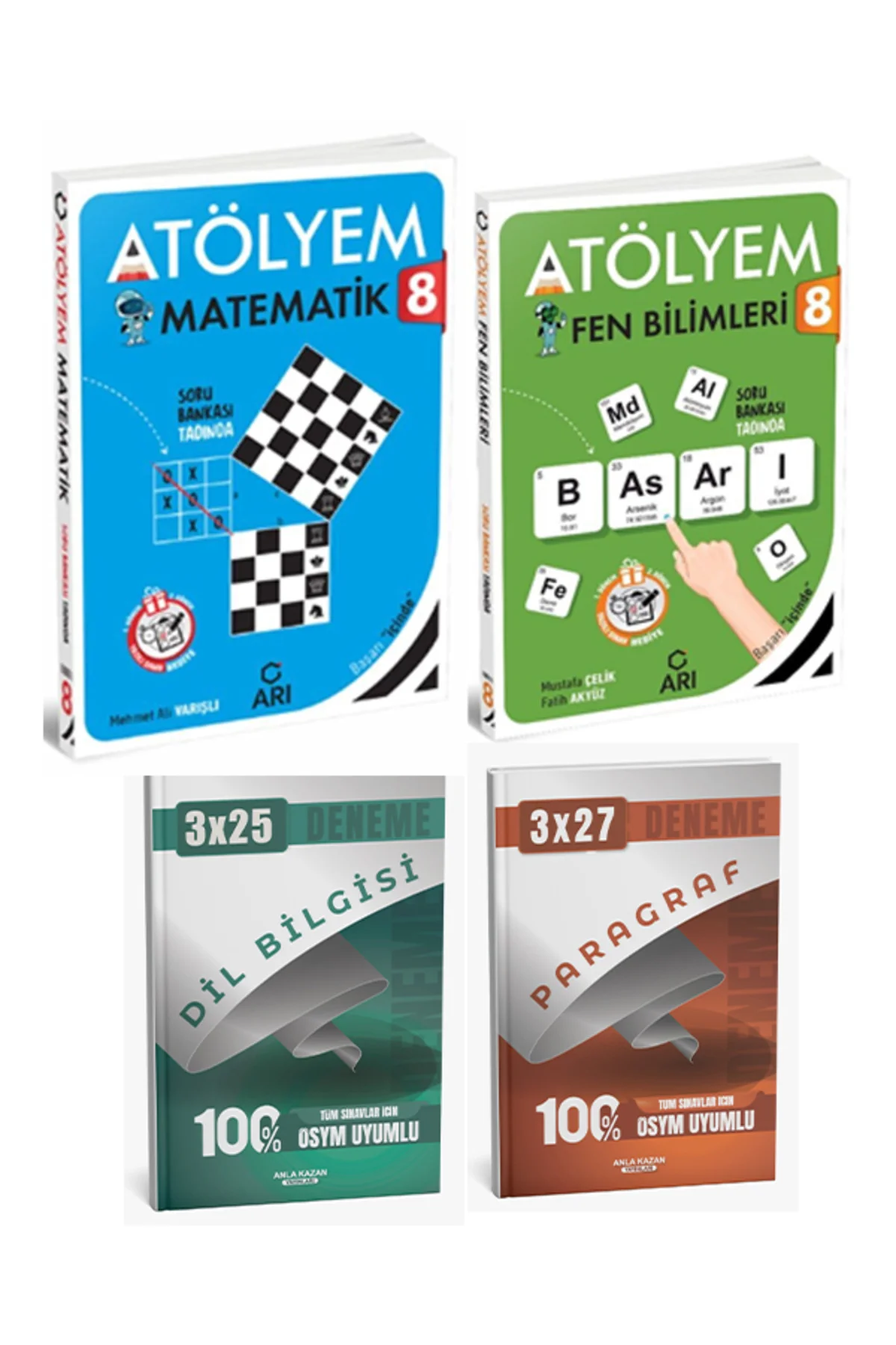 Anla Kazan + Arı 2026 8. Sınıf Atölyem Matematik Fen Bilimleri + 