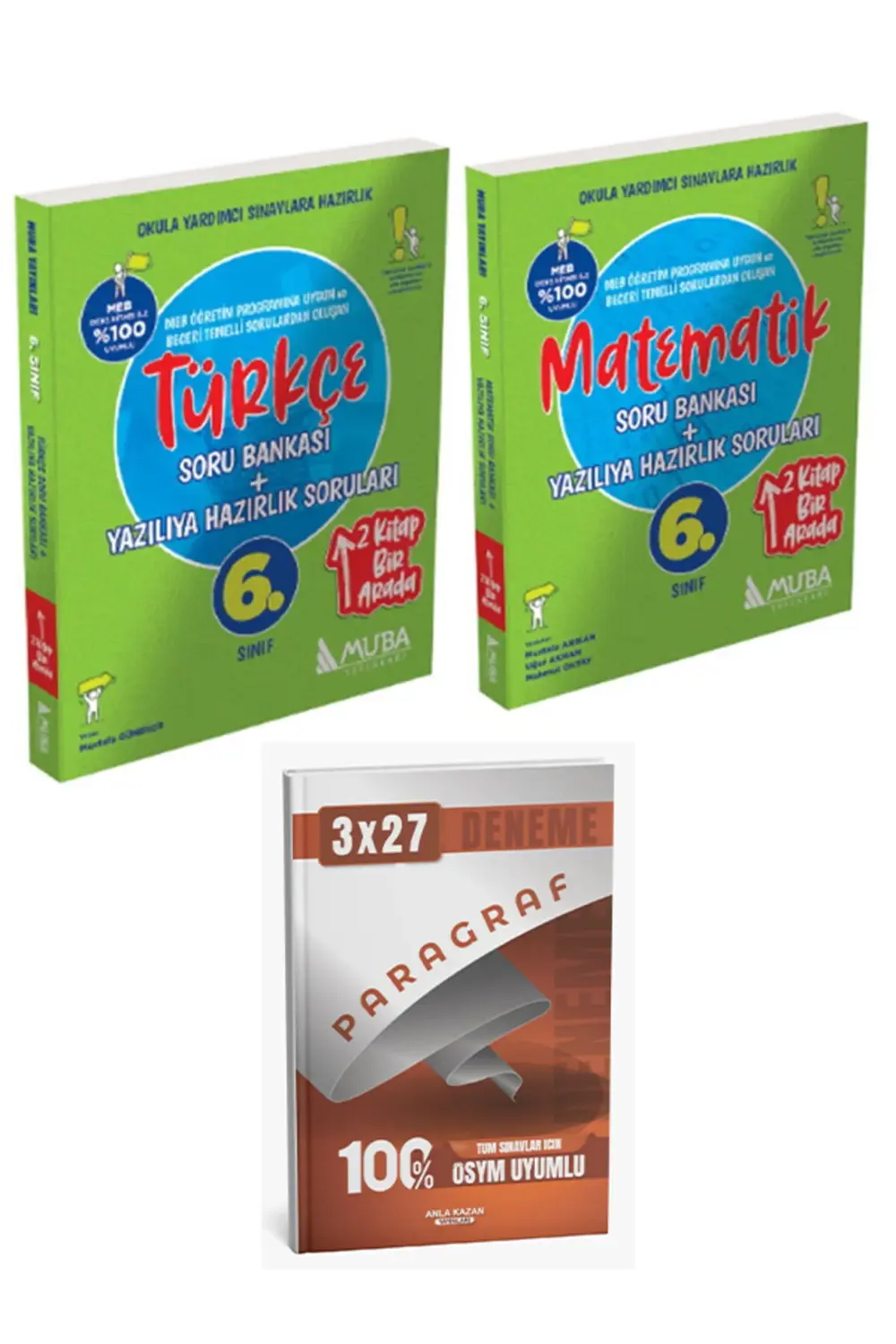 Anla Kazan + Muba 2026 6. Sınıf 2 Si 1 Arada Türkçe + Matematik S