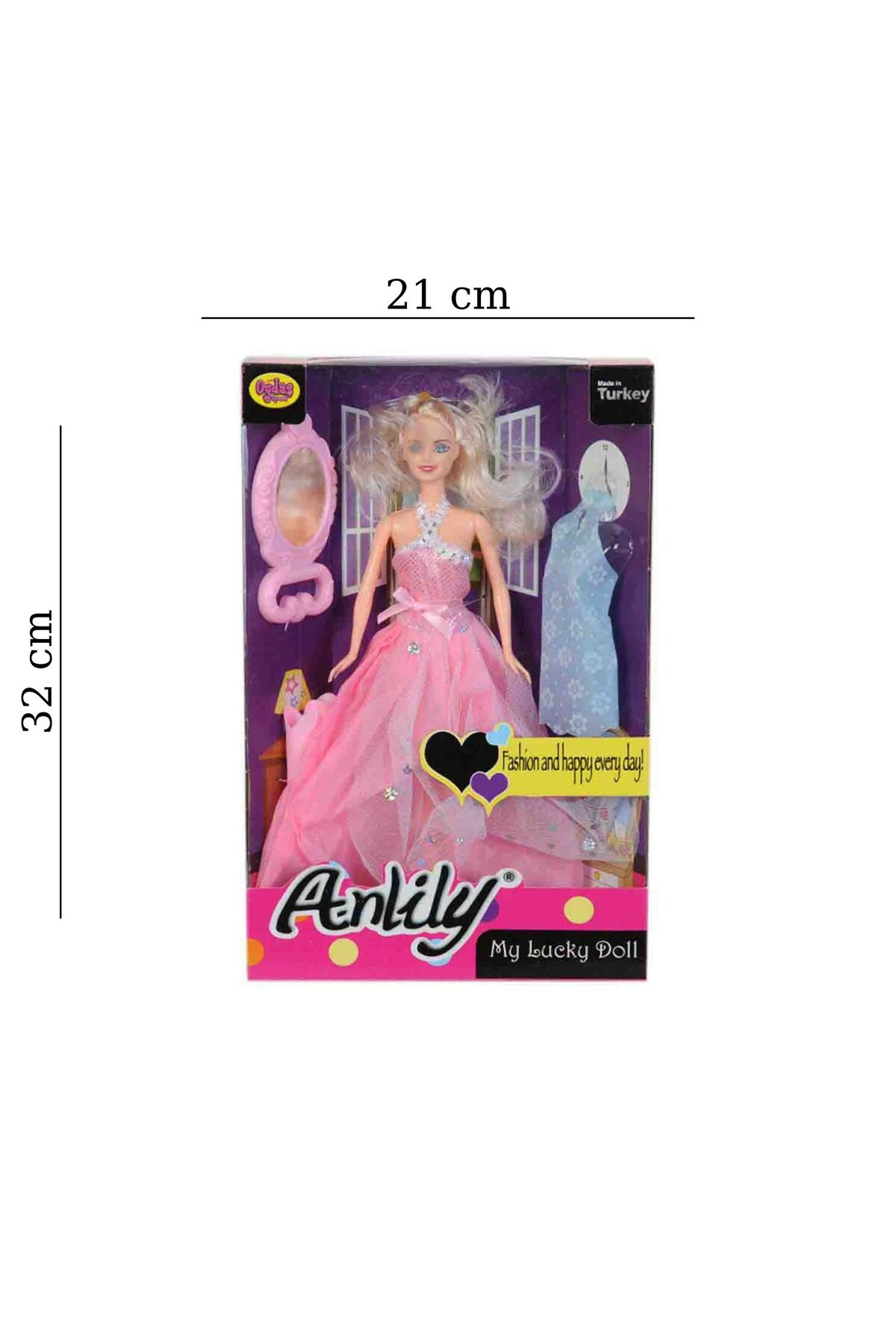 Değer Dünya İletişim Basım Yayımları Anlıly Kutulu Bebek 30 Cm