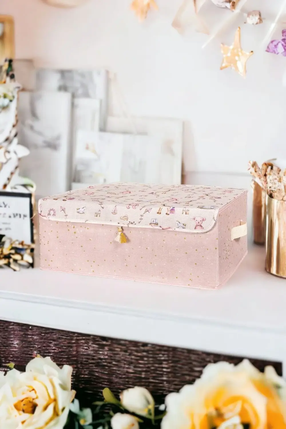 Anne Bebek Kapaklı Kutu, Baza Altı Boy, Bebek Odası Düzenleyici,