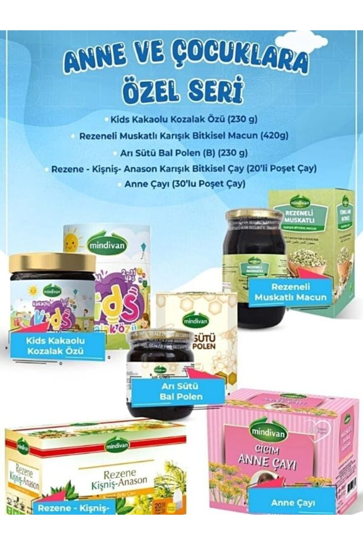 Anne Çocuk Seti 5li Mega Set