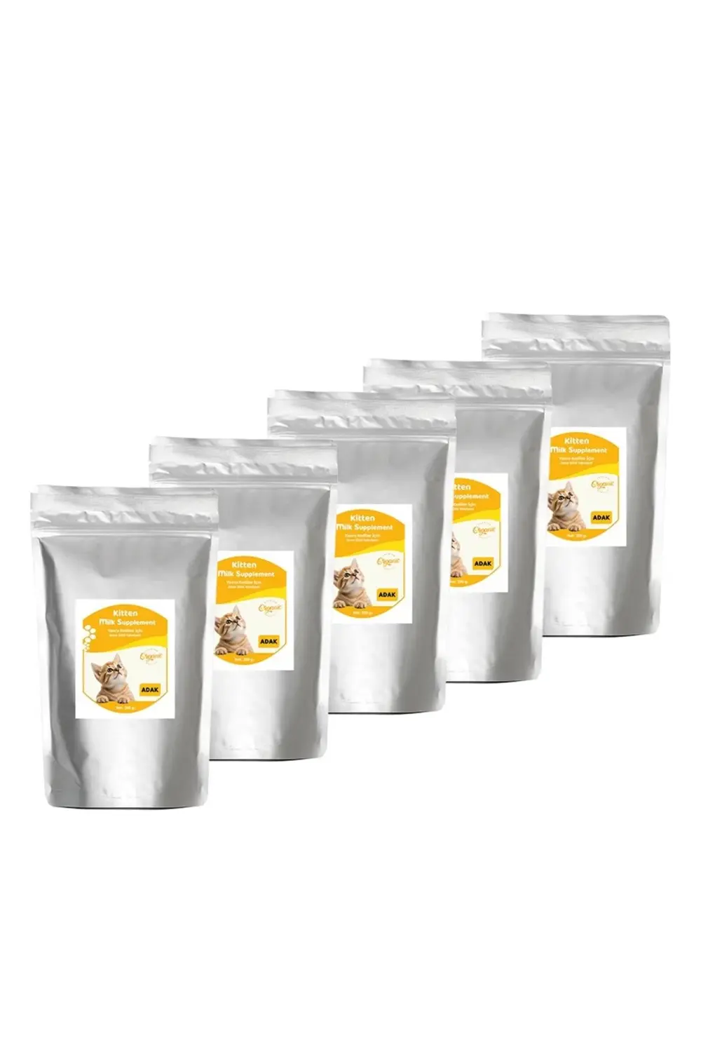 Adak Anne Sütü Destekli Yavru Kedi Süt Tozu 200 Gr X 5 Adet Adak Anne Sütü Destekli Yavru Kedi Süt Tozu 200 Gr X 5 Adet