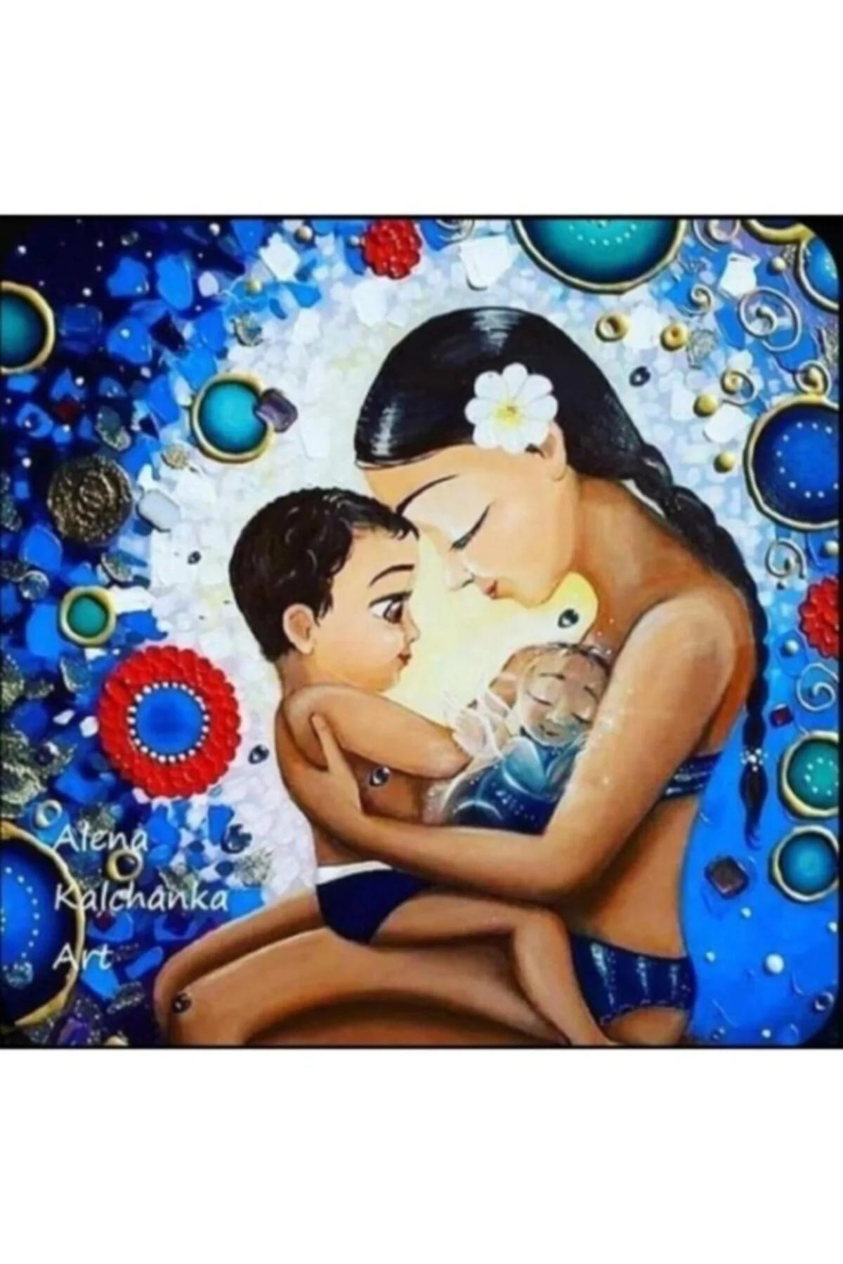 Anne Ve Melekleri Sayılarla Boyama Seti