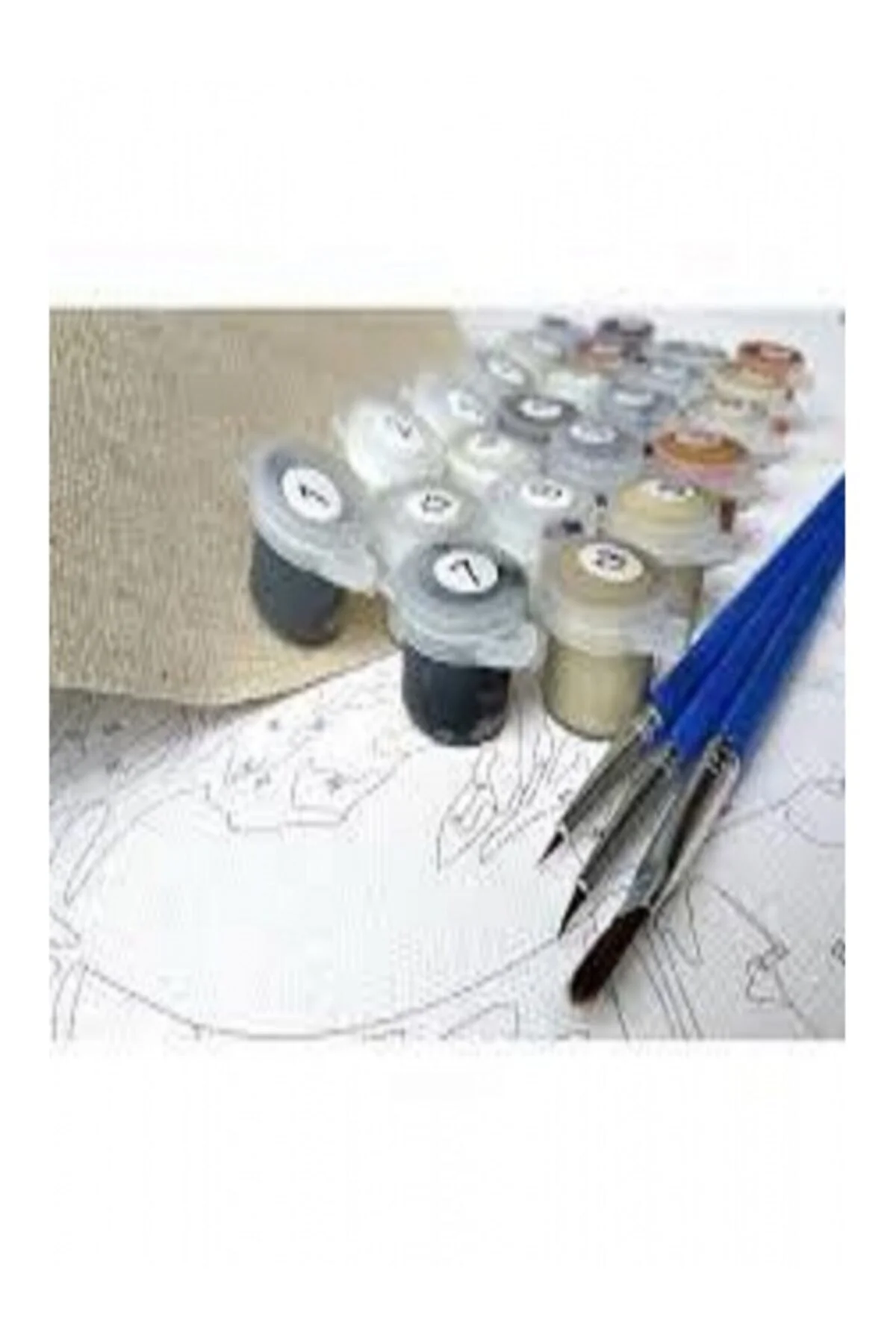 Anne Ve Melekleri Sayılarla Boyama Seti