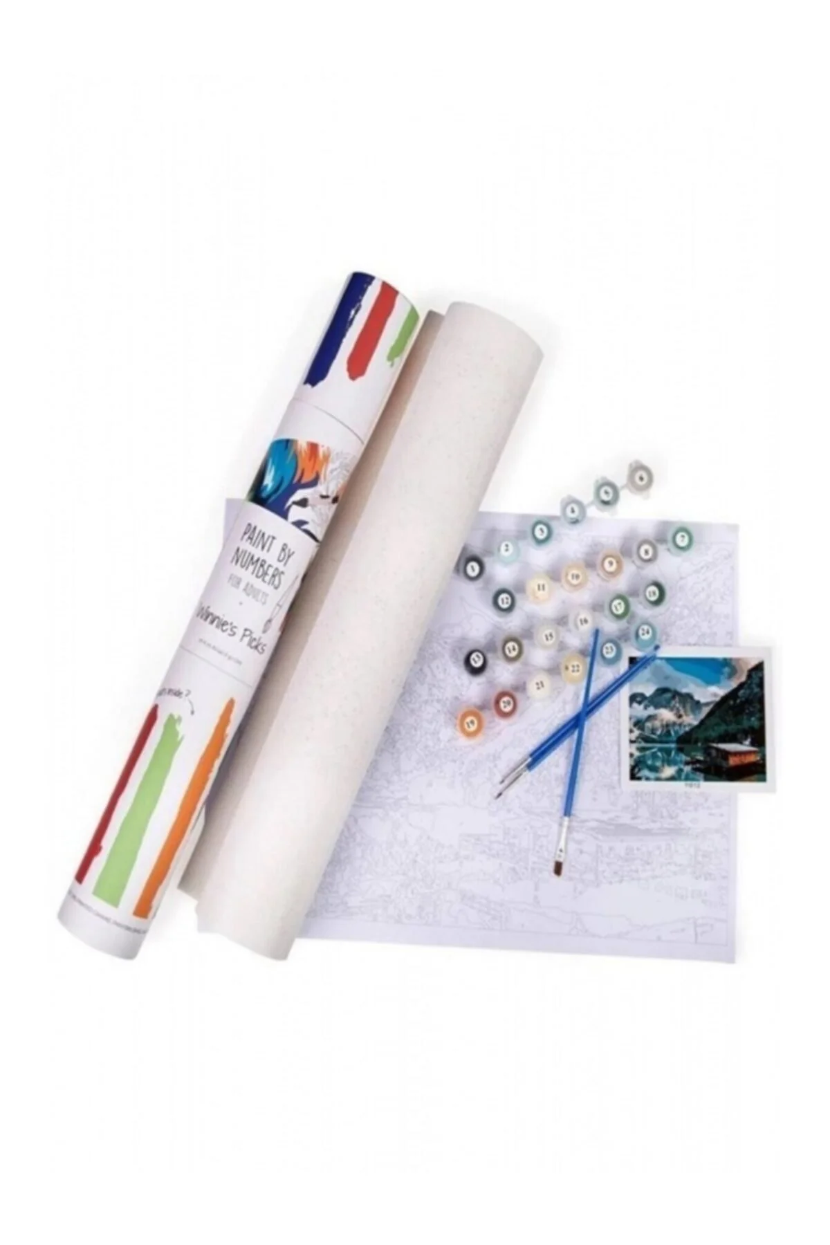 Anne Ve Melekleri Sayılarla Boyama Seti