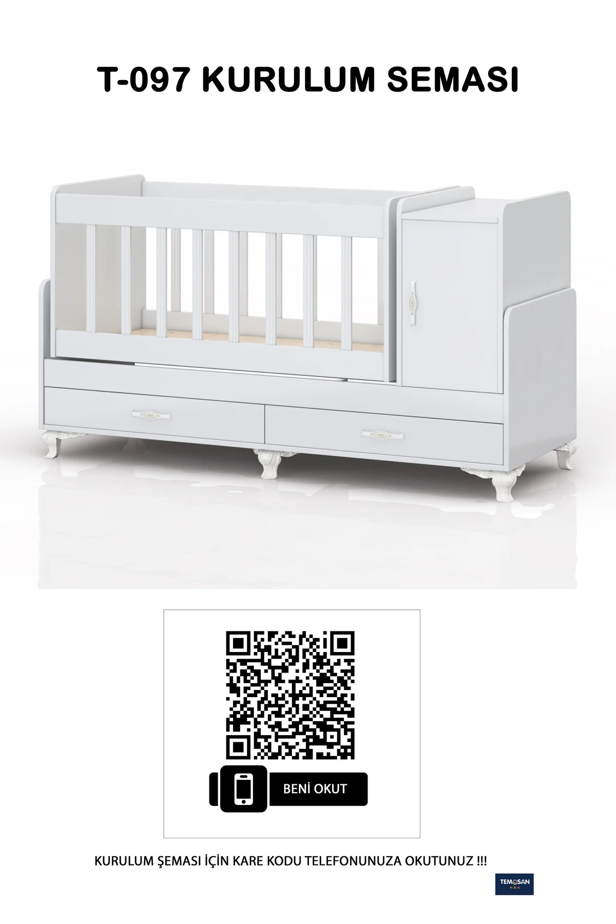 Anne Yanı, Sallanır, Büyüyen Bebek Beşiği, Yataklı, Sarı Uyku Set