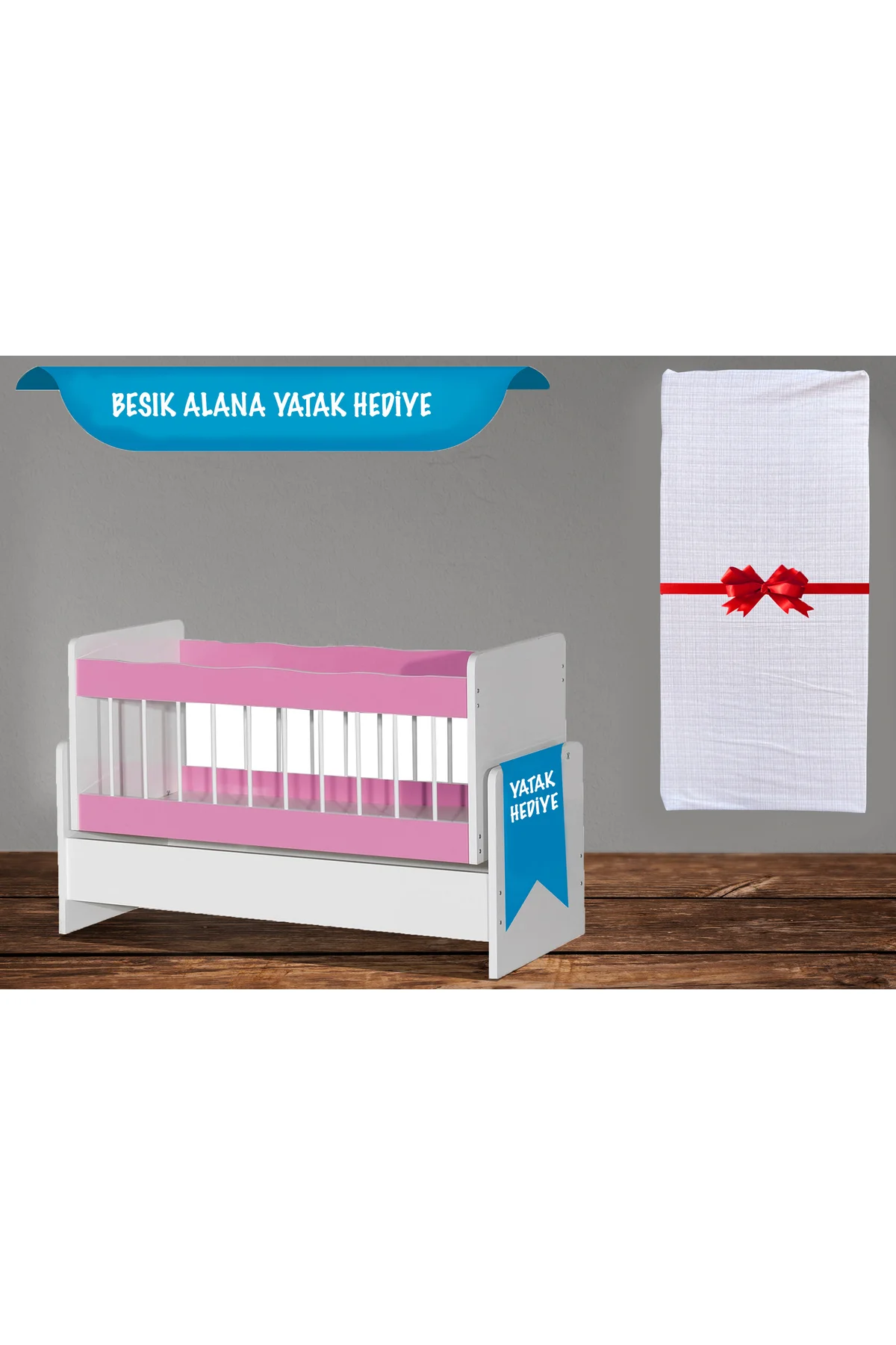 Anne Yanı Yataklı Sallanır Beşik